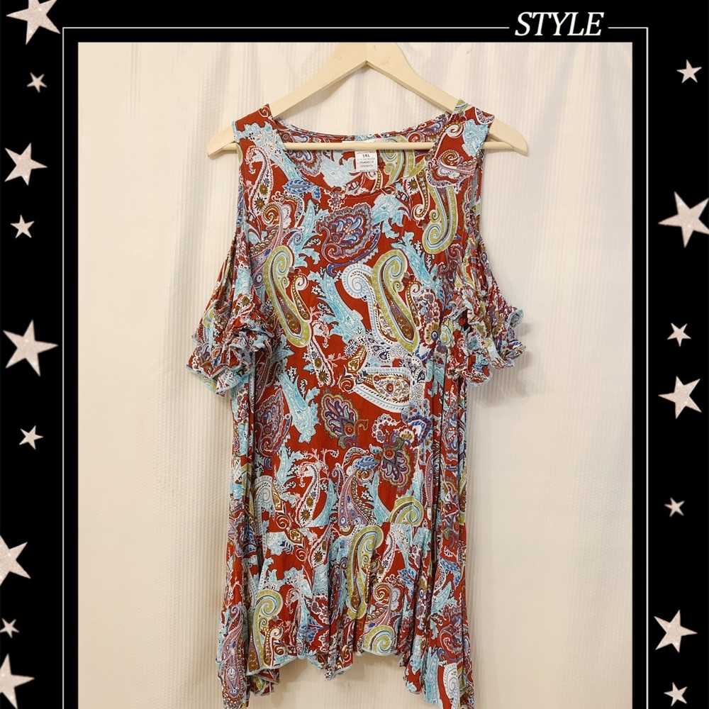 ✅Paisley Vine Boutique Blouses